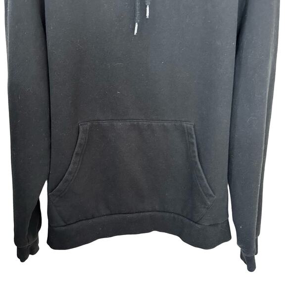 Puma Sweatshirt Pullover Hoodie Mens XXL Pocket Black Cotton Comfort Stretch - Picture 4 of 8